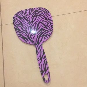 Purple zebra mirror